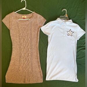 Three pairs of girl clothes